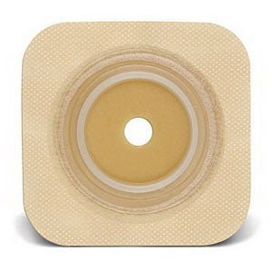 BX/10 - ConvaTec SUR-FIT&reg; Natura&reg; Durahesive&reg; Two-Piece Skin Barrier, Up to 3/4" Cut-to-Fit, 1-1/4" Flange, Tape Collar, 4" x 4" - Best Buy Medical Supplies