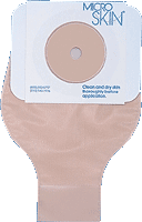 BX/10 - Cymed One-piece Drainable Pouch with Cut-to-fit MicroSkin&reg; Adhesive Barrier and 3mm Thin MicroDerm&trade; Washer 1-1/2" Stoma Opening, 9" L, Medium, Opaque, Odor-proof Film, Comfort Backing, Latex-free - Best Buy Medical Supplies