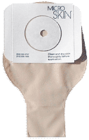 BX/10 - Cymed Platinum One-piece Drainable Pouch Cut-to-fit MicroSkin&reg; Adhesive Barrier and 6mm Thick MicroDerm&trade; Plus Washer 1-1/2" Stoma Opening, 9" L, Medium, Opaque, Odor-proof Film, Comfort Backing, Latex-free - Best Buy Medical Supplies