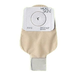 BX/10 - Cymed Platinum One-piece Drainable Pouch Pre-cut MicroSkin&reg; Adhesive Barrier and Thick MicroDerm&trade; Plus Washer 1-1/4" Stoma Opening, 11" L, Clear, Odor-proof Film, Comfort Backing, Latex-free - Best Buy Medical Supplies