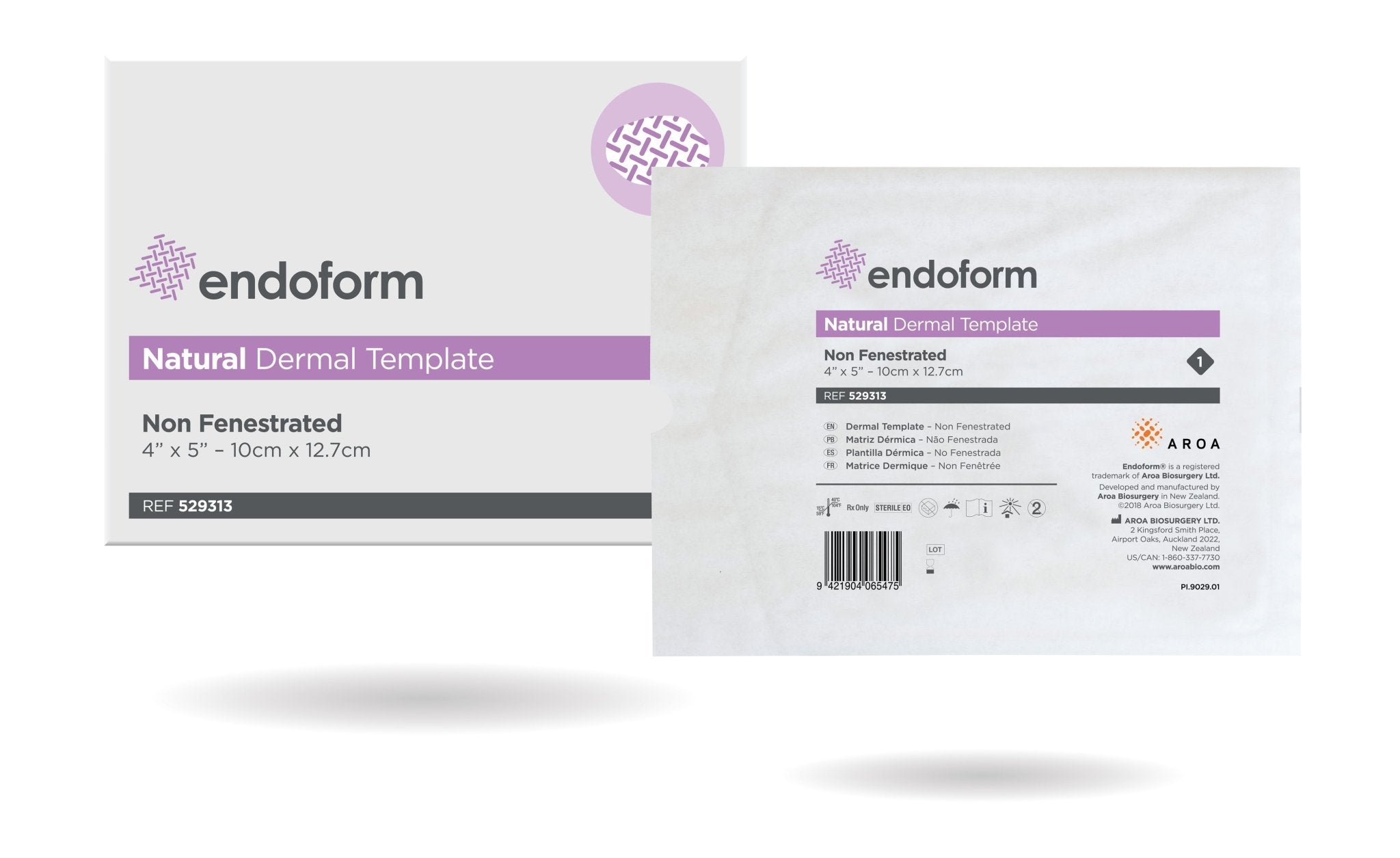 BX/10 - Endoform Natural Template, 4" x 5". - Best Buy Medical Supplies