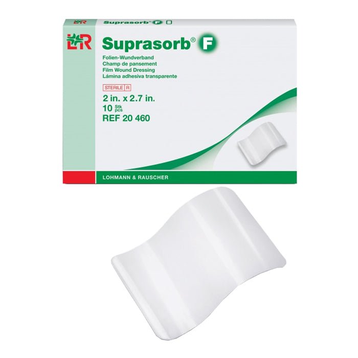 BX/10 - Lohmann & Rauscher Suprasorb&reg; F Transparent Film Wound Dressing, 2" x 2.75" (5cm x 7cm) - Best Buy Medical Supplies
