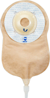 BX/10 - Marlen Manufacturing UltraLite&trade; One-piece Urostomy Pouch with Skin Shield&trade; Flat Adhesive Skin Barrier and E-Z Drain Valve U-cut Starter Hole, 9-1/4" L x 5-3/4" W, Transparent, 16Oz, Odor-proof - Best Buy Medical Supplies
