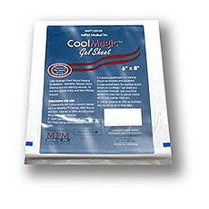 BX/10 - MPM Medical CoolMagic&trade; Hydrogel Polymer Sheet Dressing 8" x 12", Semi-occlusive, Sterile, Instant Cooling, Soothing, Hydrophilic, Low-density Film Back - Best Buy Medical Supplies