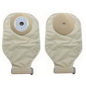 BX/10 - Nu-Hope Laboratories Inc Nu-Flex&trade; One-piece Post-Op Pre-cut Convex Adult Drainable Pouch with Nu-Comfort&trade; Barrier and Closure Clamp 1-3/8" Opening Round, 11" L x 5-3/4" W, 3-1/2" Adhesive Foam Pad, 24Oz - Best Buy Medical Supplies