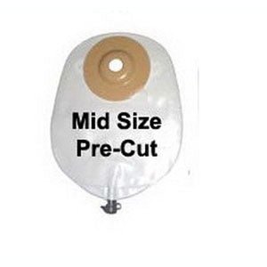 BX/10 - Nu-Hope Laboratories Inc One-piece Post-Op Pre-cut Urinary Pouch with Cap 1" Opening Round, 9" L x 5-3/4" W, Medium, 3" Adhesive Foam Pad, 20Oz, Standard, Lightweight, Odor-proof - Best Buy Medical Supplies