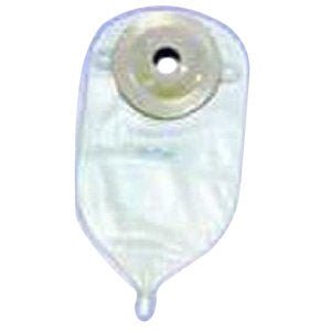 BX/10 - Nu-Hope Laboratories One-piece Post-op Trim-to-fit Convex Adult Urinary Pouch 1" x 1-1/4" Opening Round, 11" L x 5-3/4" W, Clear on Body Side, 24Oz, 4" Adhesive Foam Pad, Odor-Proof - Best Buy Medical Supplies
