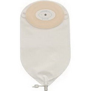 BX/10 - Nu-Hope Laboratories One-piece Post-Op Trim-to-fit Convex Adult Urinary Pouch 3/4" x 1-1/2" Inside Cutting Area Oval, 3-1/4" x 4-5/8" OD, 11" L x 5-3/4" W, 1/2" Starter Hole, 24Oz, Adhesive Foam Pad, Odor-proof, Clear - Best Buy Medical Supplies