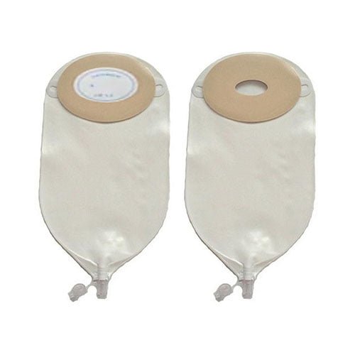 BX/10 - Nu-Hope Nu-Flex&trade; Special Urinary Pouch, Oval A, Adult, Post-Operative, Deep Convex, Pre-Cut, 1/2" x 1" Stoma - Best Buy Medical Supplies