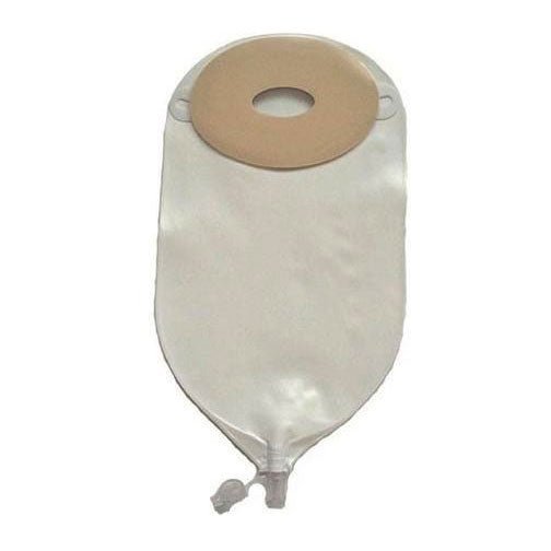 BX/10 - Nu-Hope Nu-Flex&trade; Urinary Pouch, 3/4" x 1-1/2" Stoma, Trim-To-Fit, Post-Operative, Deep Convex, Oval A, with Barrier and Flutter Valve, Adult - Best Buy Medical Supplies