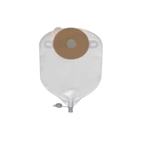 BX/10 - Nu-Hope Nu-Flex&trade; Urine Pouch, Post-Operative, with Flutter Valve, Pre-Cut, Convex, 1-1/4" Stoma - Best Buy Medical Supplies