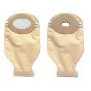 BX/10 - Nu-Hope One-piece Post-Op Pre-Cut Adult Drainable Pouch with Closure Clamp 1-1/8" x 2" Inside Cutting Area Oval, 3-1/4" x 4-5/8" OD, 11" L x 5-3/4" W, 24 oz, Standard - Best Buy Medical Supplies