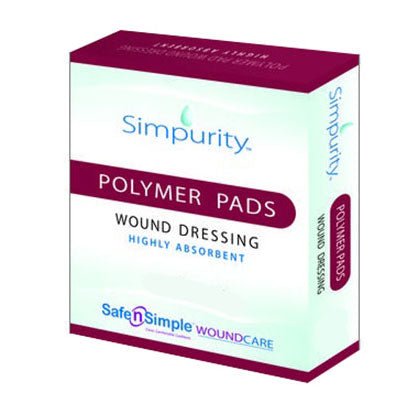 BX/10 - Safe n' Simple Simpurity&trade; Highly Absorbent Polymer Dressing, 4" x 5" Pad - Best Buy Medical Supplies