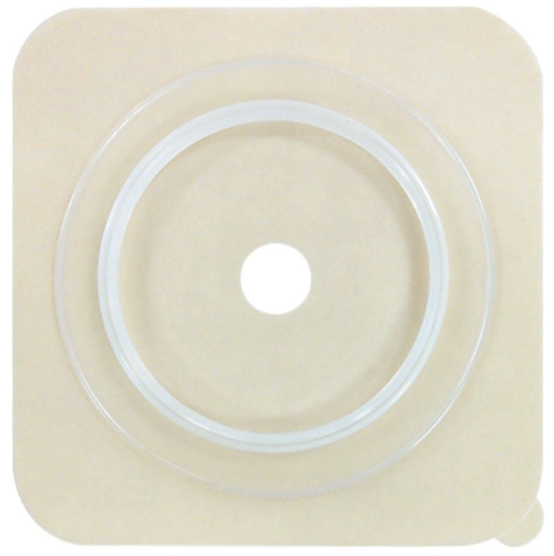 BX/10 - Securi-T&reg; USA Two-Piece Cut-to-Fit Standard Wear Solid Hydrocolloid Wafer without Collar 4" x 4" 1-3/4" Flange - Best Buy Medical Supplies