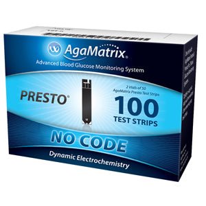 BX/100 - AgaMatrix WaveSense&trade; Presto End-Fill Blood Glucose Test Strip - Best Buy Medical Supplies