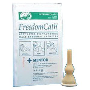 BX/100 - Freedom Cath Latex Self-Adhering Male External Catheter, 23 mm - Best Buy Medical Supplies