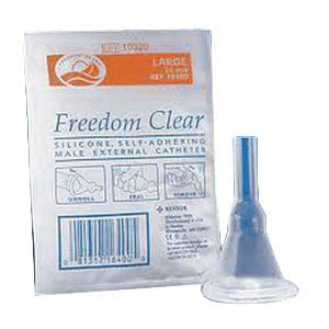 BX/100 - Freedom Clear Self-Adhering Male External Catheter, 23 mm - Best Buy Medical Supplies