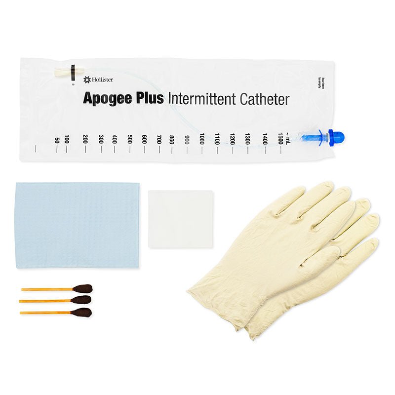 BX/100 - Hollister Apogee Plus Intermittent Catheter Kit Soft 14Fr, 16" - Best Buy Medical Supplies