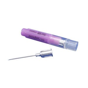 BX/100 - Monoject&trade; Rigid Pack Regular Bevel Hypodermic Needle with Aluminum Hub 25G x 2" L, Red, Tribeveled - Best Buy Medical Supplies