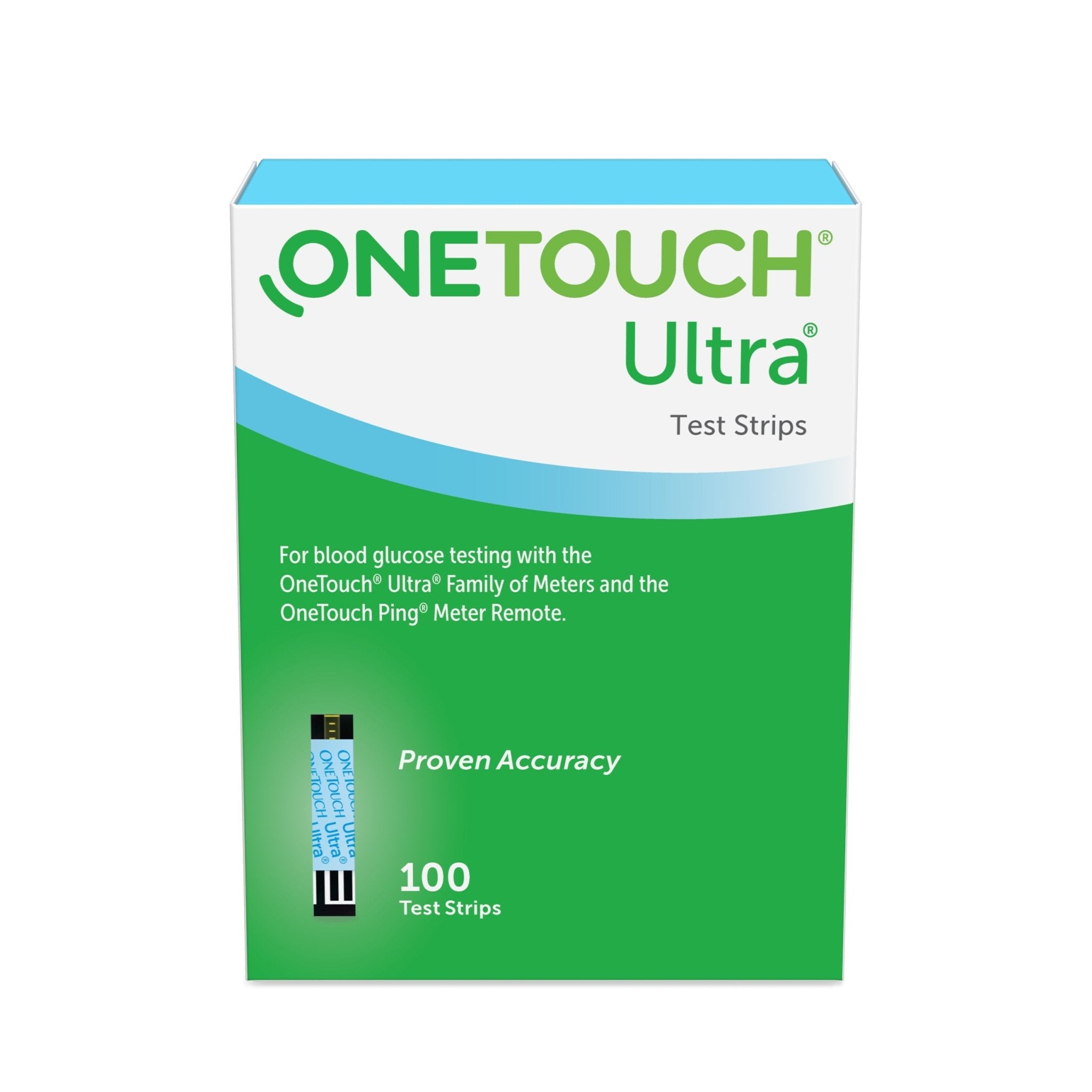 BX/100 - OneTouch Ultra Blue Blood Glucose Test Strip (100 count) - Best Buy Medical Supplies