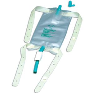 BX/12 - Bard Dispoz-A-Bag&reg; Leg Bag with Rubber Cap Valve, Sterile, Latex Straps 32 oz - Best Buy Medical Supplies