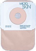 BX/15 - One-piece Colostomy Closed-end Pouch with Microskin&reg; Adhesive Plain Barrier and MicroDerm&trade; Thin Washer 1-1/2" Stoma Opening - Best Buy Medical Supplies