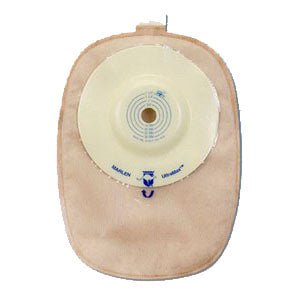 BX/15 - UltraMax&trade; One-piece Cut-to-fit Shallow Convex Closed End Pouch with AquaTack&trade; Hydrocolloid Barrier and Charcoal Filter 1/2" x 1-1/2" Stoma Opening - Best Buy Medical Supplies