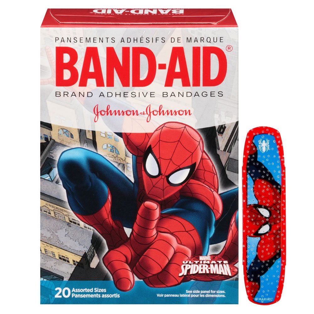 BX/20 - Band-Aid Decorative Spiderman Assorted 20 ct. - Best Buy Medical Supplies
