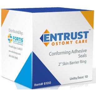 BX/20 - Entrust Ostomy Skin Barrier Ring 2", Thin - Best Buy Medical Supplies