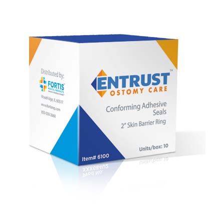 BX/20 - Fortis Entrust&trade; Skin Barrier Ring, 2", Thick - Best Buy Medical Supplies