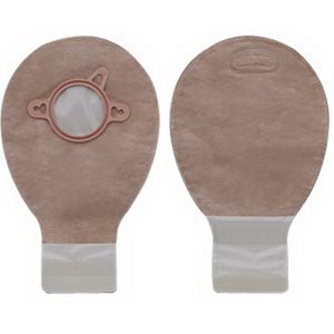 BX/20 - Hollister New Image&reg; Two-Piece Drainable Mini Pouch, 1-3/4" Flange, Filter, 7" L, Integrated Closure, Beige - Best Buy Medical Supplies