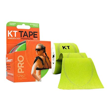 BX/20 - KT Pro Elastic Sports Tape, 2" x 10", Winner Green - Best Buy Medical Supplies