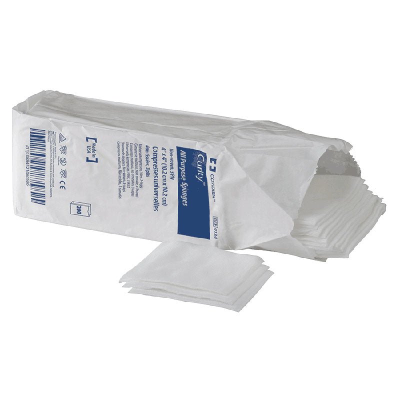 BX/25 - Curity All Purpose Sterile Non-Woven Sponge 4" x 4", 4-Ply - Best Buy Medical Supplies