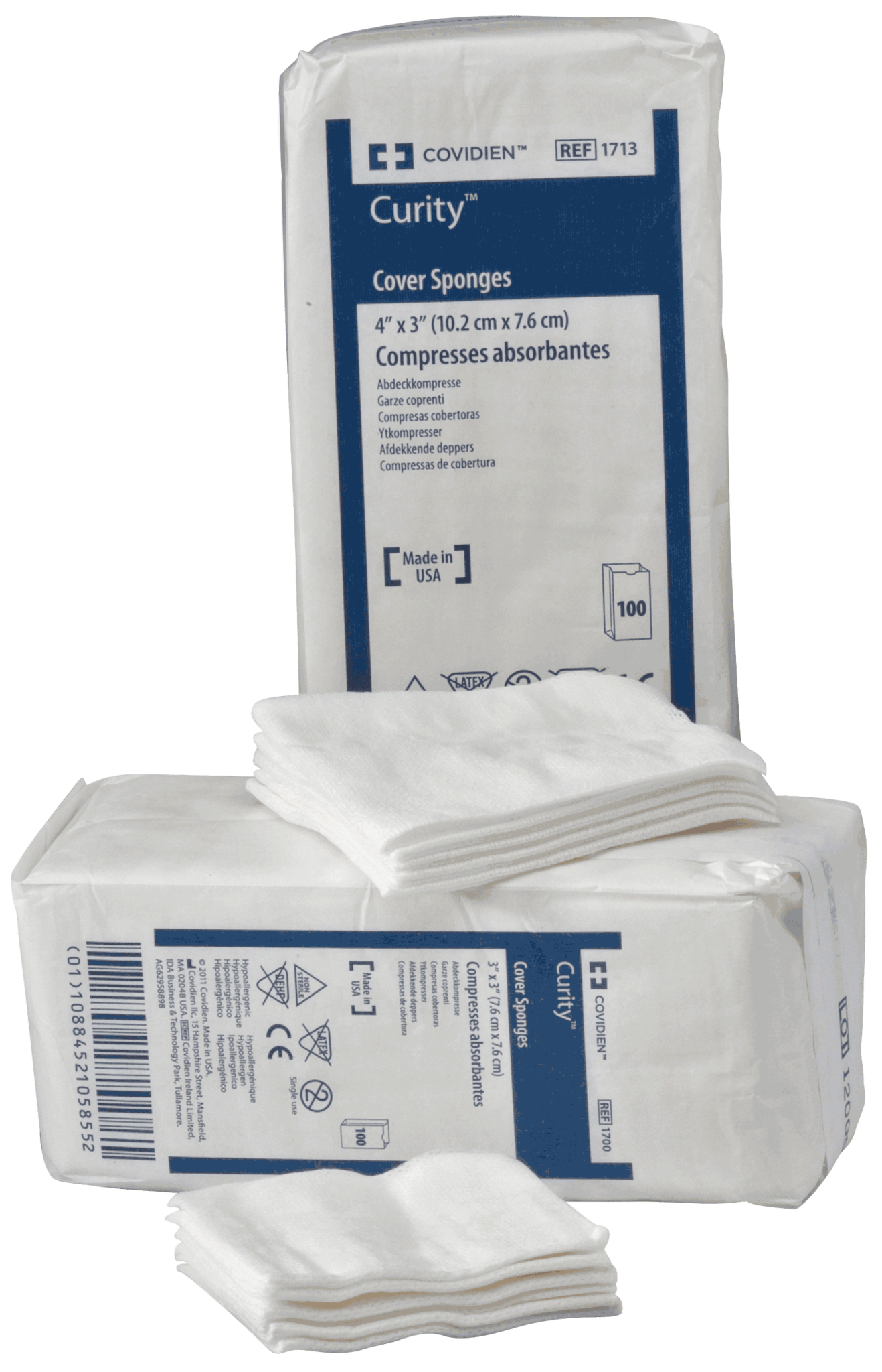 BX/25 - Curity&trade; Sterile Cover Sponge, Sterile, 2s, 3" x 4" - Best Buy Medical Supplies