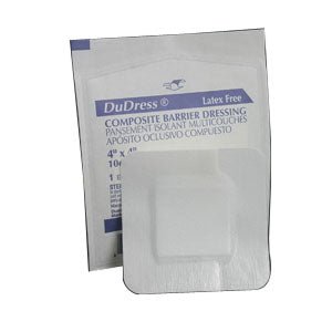 BX/25 - Derma Sciences DuDress&reg; Film Top Barrier Dressing, 6" x 8" - Best Buy Medical Supplies