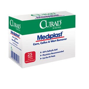 BX/25 - Medline Industries Curad&reg; MediPlast&reg; 40% Salicylic Acid Plaster 2"x 3" Size - Best Buy Medical Supplies