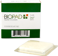 BX/3 - Biopad&reg; Collagen Dressing, Sterile, Latex Free, 2" x 2" - Best Buy Medical Supplies