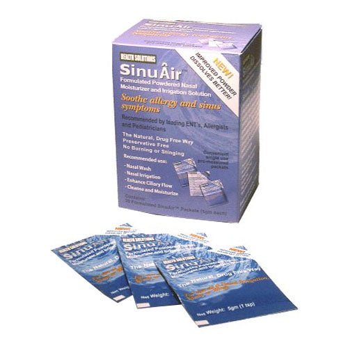 BX/30 - Health Solutions SinuAir&reg; Formulated Saline Nasal Irrigation Powder - Best Buy Medical Supplies