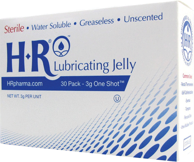 BX/30 - HR OneShot&reg; Lubricating Jelly, CarePac, 3gm, Sterile - Best Buy Medical Supplies