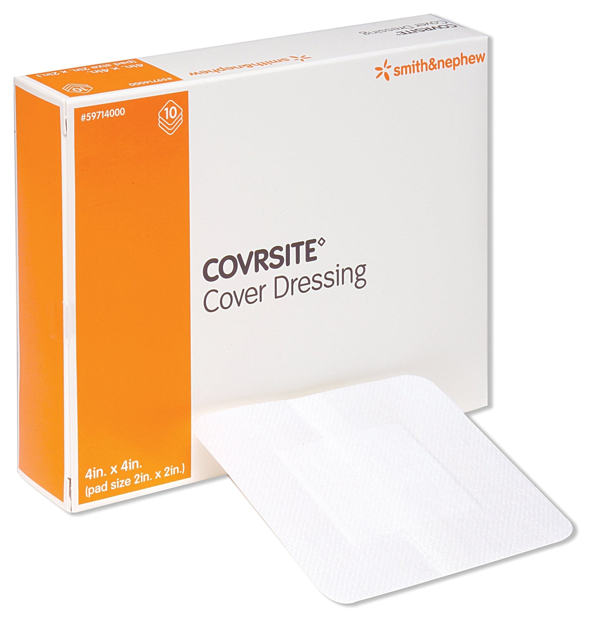 BX/30 - Smith & Nephew Covrsite&trade; Cover Dressing, 4" x 4" with 2" x 2" Pad - Best Buy Medical Supplies