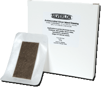 BX/5 - Argentum Medical Silverlon&reg; Antimicrobial Film Top Island Wound Dressing 4" x 12", 2? x 10? Pad Size, Water-proof - Best Buy Medical Supplies