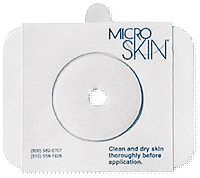 BX/5 - Cymed Two-Piece Cut-to-fit MicroSkin&reg; Adhesive Barrier with 3mm Thin MicroDerm&trade; Washer 1" Stoma Opening, Transparent, Durable, Breathable, Waterproof - Best Buy Medical Supplies