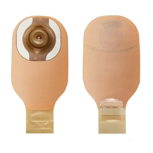 BX/5 - Hollister Premier&trade; One-Piece Drainable Pouch, Soft Convex CeraPlus&trade; Skin Barrier, Pre-Cut, 1" Stoma, Beige - Best Buy Medical Supplies