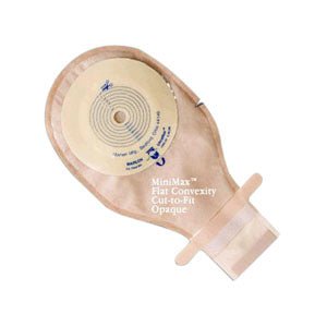 BX/5 - Marlen Manufacturing MiniMax&trade; One-piece Cut-to-fit Shallow Convex Drainable Pouch without Filter, Transparent - Best Buy Medical Supplies