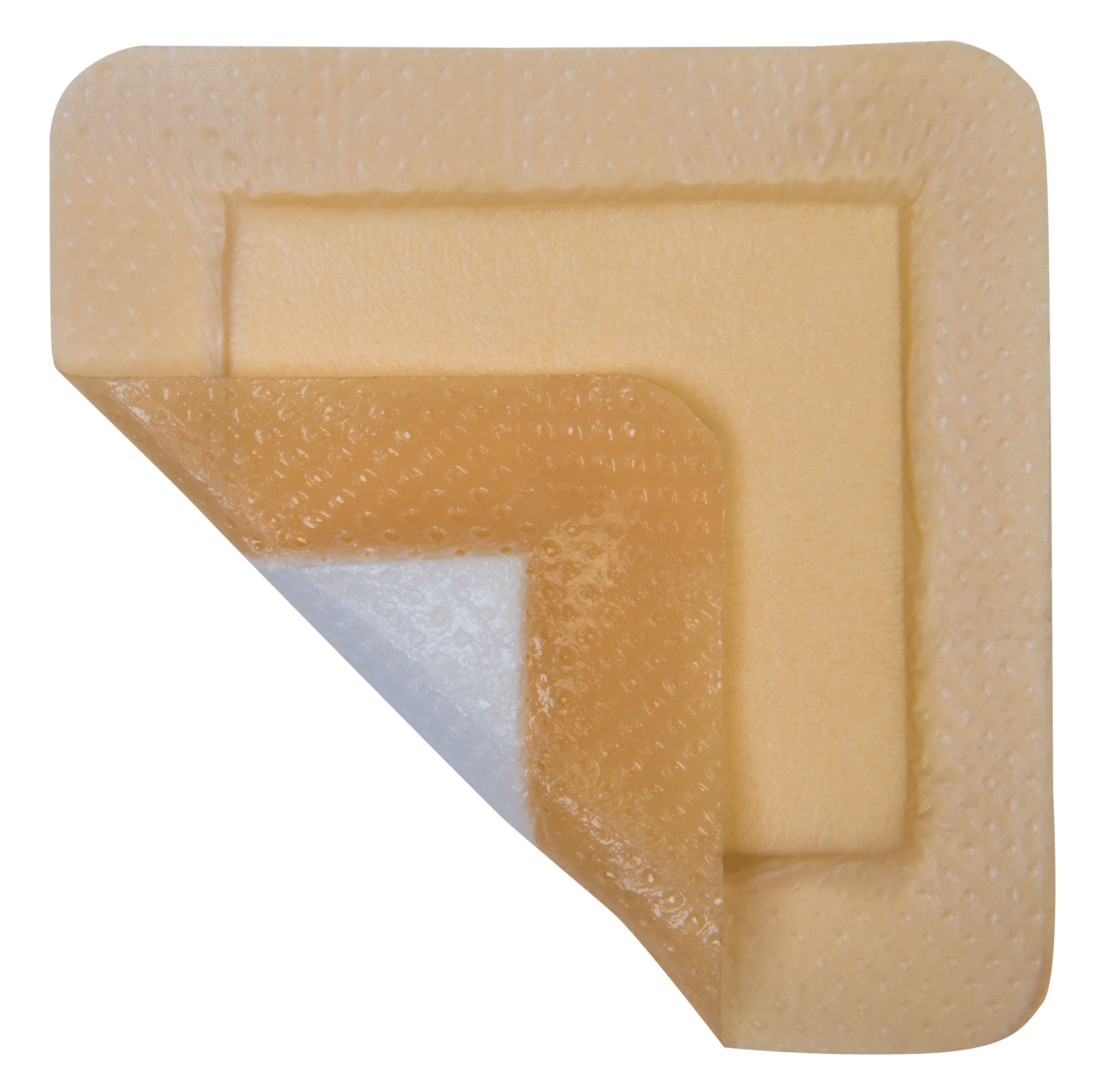 BX/5 - MediPlus Silicone Comfort Foam Adhesive Border Sacral 7.2" x 7.2", Pad Size 5.25" x 4.5" - Best Buy Medical Supplies