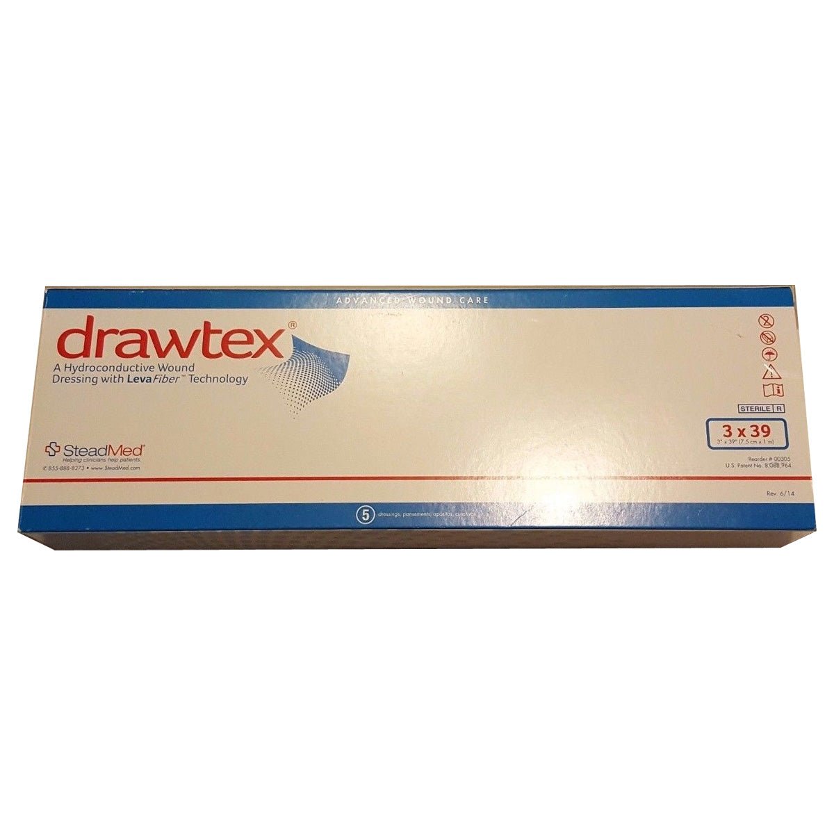 BX/5 - Steadmed Drawtex&reg; Hydroconductive Wound Dressing, 3" x 39" - Best Buy Medical Supplies