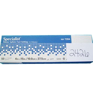 BX/50 - BSN Medical Specialist&reg; Extra-Fast Plaster Splints 4" x 15", Blue Label - Best Buy Medical Supplies
