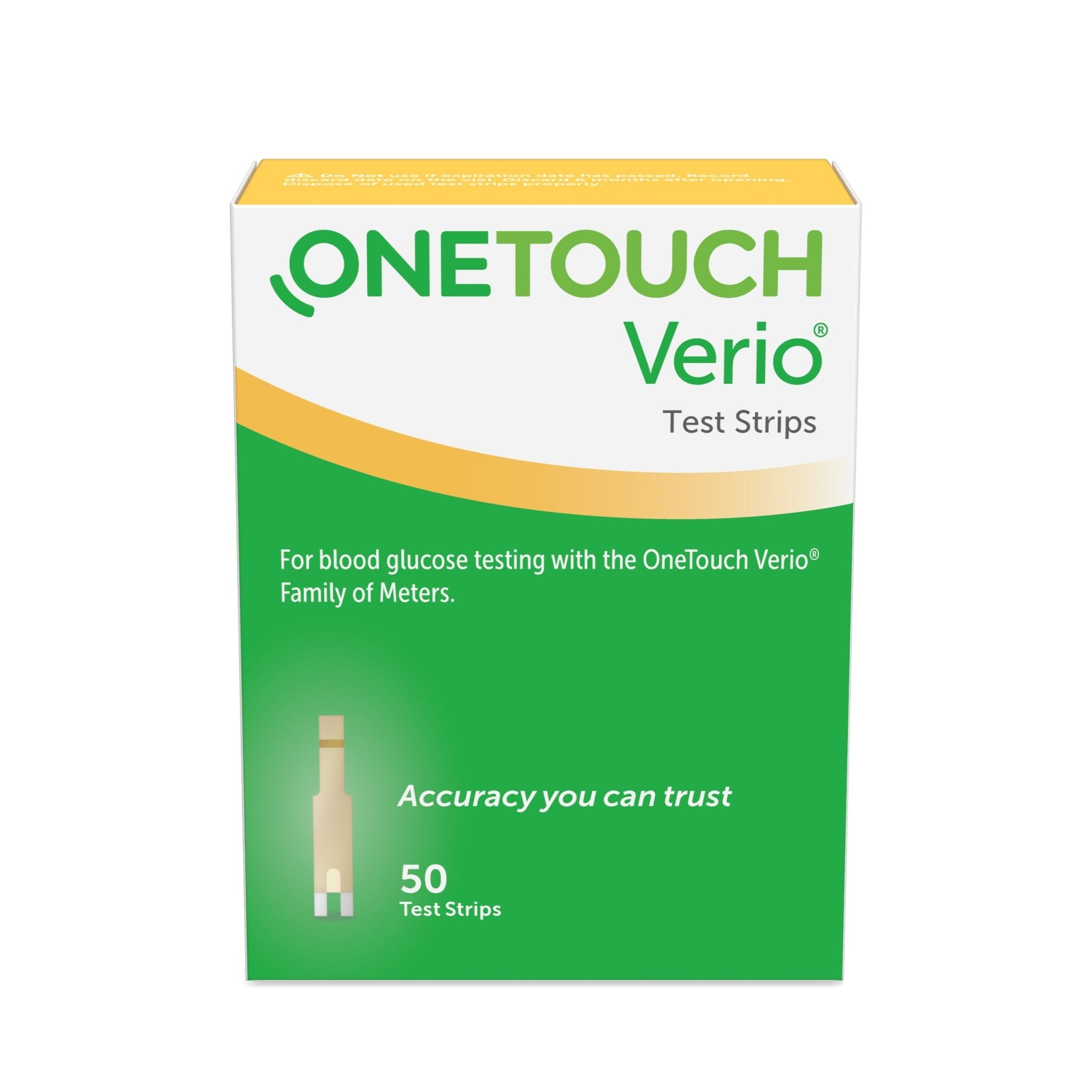 BX/50 - OneTouch Verio Test Strip (50 count) - Best Buy Medical Supplies