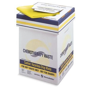 CA/100 - ChemoPlus&trade; Chemo Soft Waste Corrugated Container 20 gal, 4 mil Thickness, Yellow - Best Buy Medical Supplies