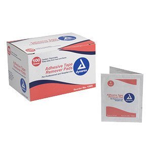 CA/1000 - Dynarex Adhesive Tape Remover Pad, Non-Irritating Wipe - Best Buy Medical Supplies